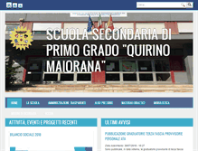 Tablet Screenshot of maioranacatania.it